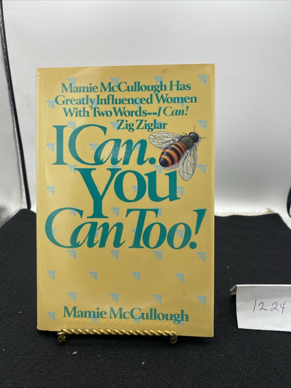 Signed I Can You Can Too! By Mamie McCullough 1987 Hardcover Book With DJ Good